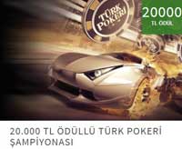 20 000 TL ödüllü türk pokeri şampiyonası